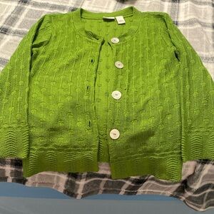 Green Kim Roger’s Sweater